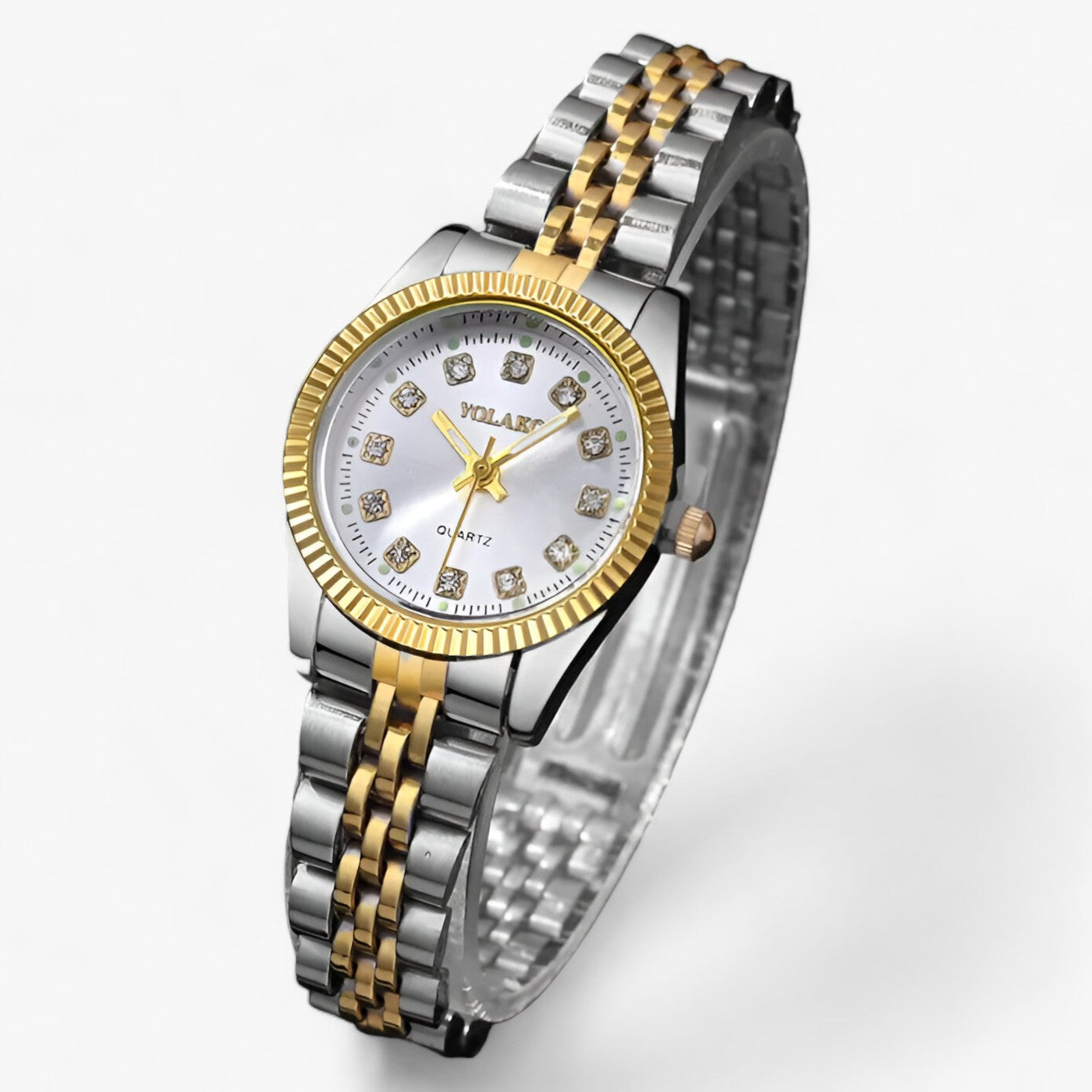 Fay - Elegant round gold wristwatch - Your stylish and practical must-have!