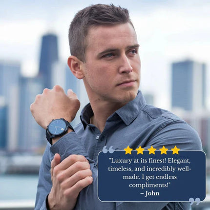Asher | Business Casual Watch with Calendar | 40mm