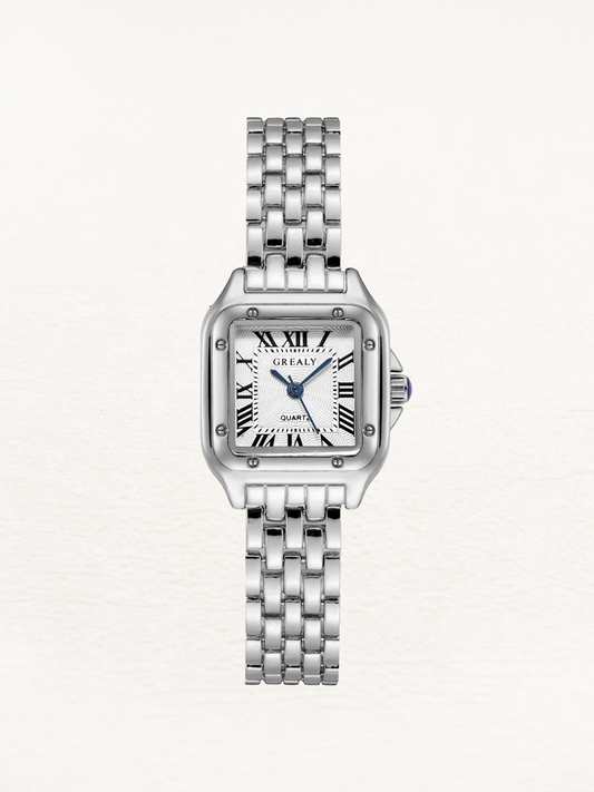Lunelle | Ladies' square case watch | Couleur Argent