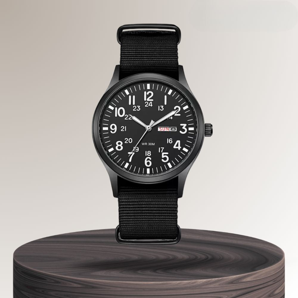 Thomas | Minimalist Field Watch with Functional Strap