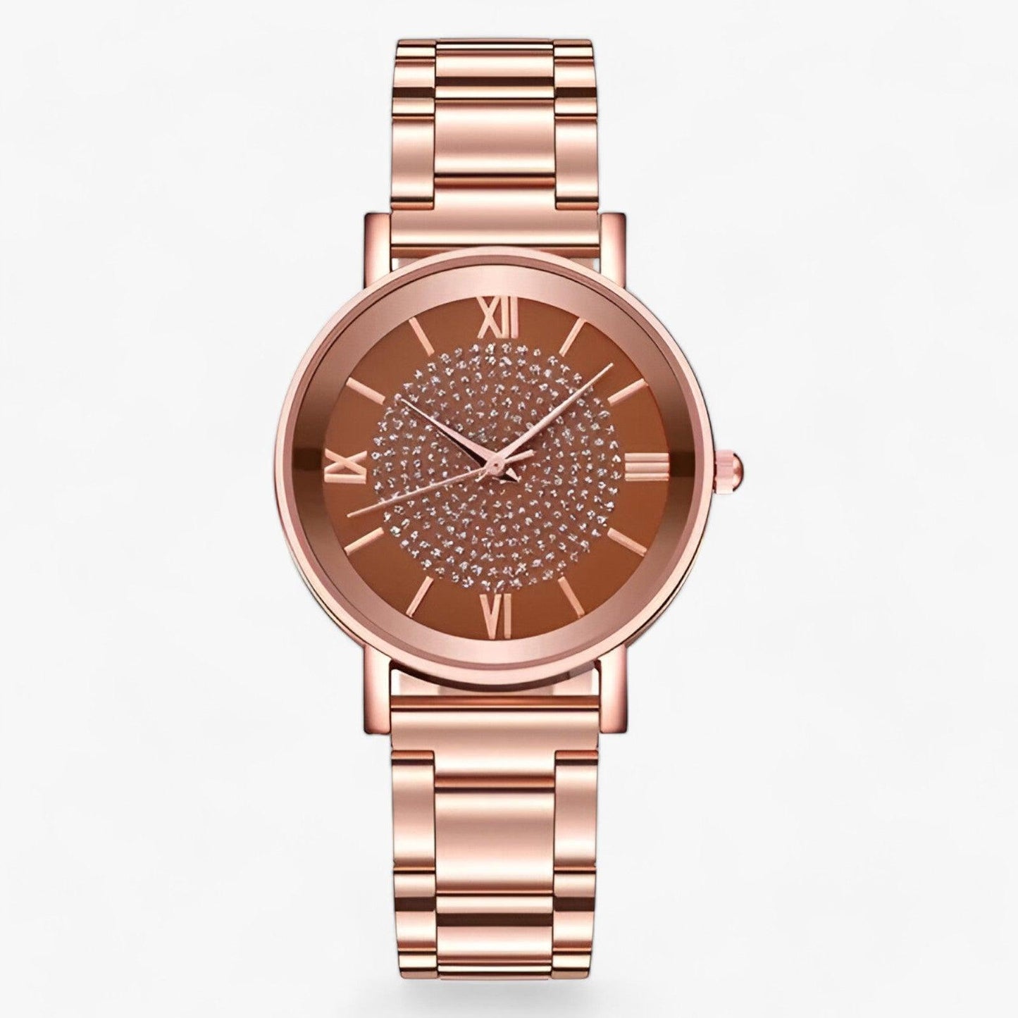 Luxury watch Précise | Stainless steel band