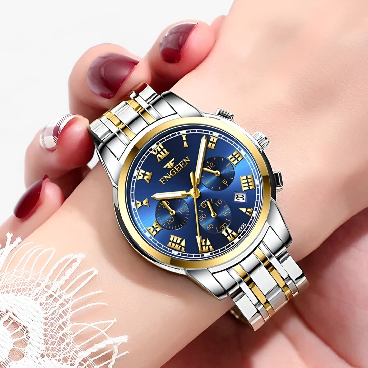 Précise | Stainless steel round watch